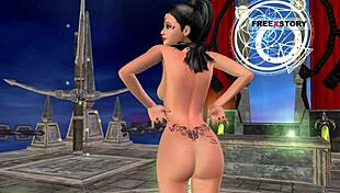 Indian teen 18+ strikes sexy poses in 3D cartoon!