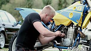 Dissolute Licie C Blows Big Prick Outdoors