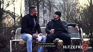 Sophie logan picked up riding big cock in stockings!