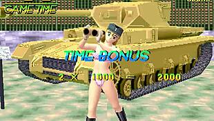 This risque 3d puzzle game from namco features dancing eyes and anime style