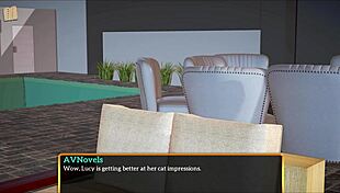 redhead plays family game