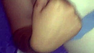 horny white slut masturbates big monster cock