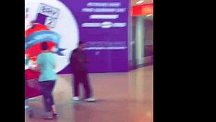 French Slut Flashes BBC In Paris