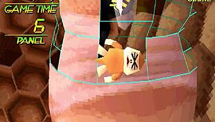 This risque 3d puzzle game from namco features dancing eyes and anime style