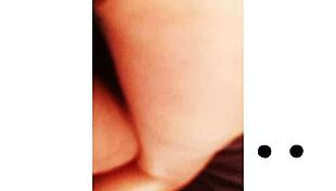 Npleasures bends over to show her new ass tattoo