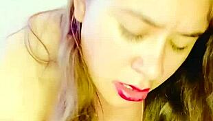 intense riding leads to real orgasm and cum in mouth