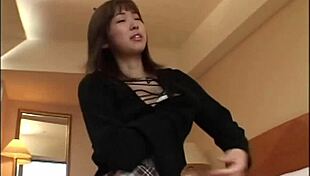 Cute Japanese Girl Gets Intense Fucking Blowjob Cumshot