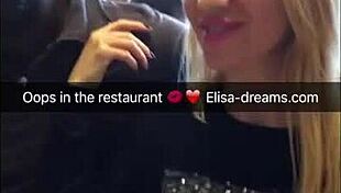 French Slut Flashes BBC In Paris