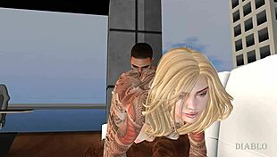 afternoon delight with cartoon tits and ass