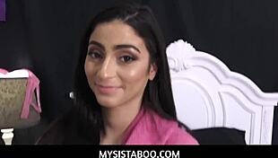 Beautiful Naked Latina Teen Jasmine Vega Gets Caught Fucking Her Stepbrother With Big Ass Exposed In Taboo Cheating Scene.