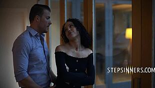 an affair with a horny ebony hottie, cheating on husband in cinema