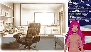 Vtuber Lewdneko Plays My Girlfriend Is The President Part 4