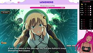 vtuber lewdneko main evenicle dengan payudara besar dan adegan creampie