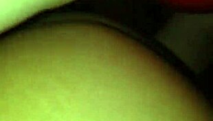 Wife bent over for intense latex doggystyle fuck