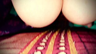 Indian Chachi Bent Over In Doggystyle