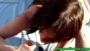 rooftop sex filmed by drone