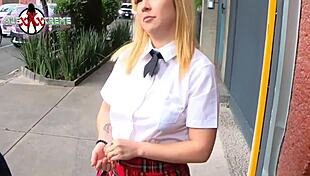 i pick up petite stranger and worker fucks her with monster cock