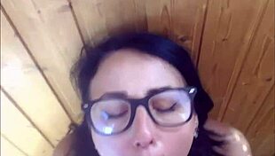 Glasses Babe Splattered