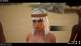 Rough Double Penetration Assfucking with Two Cocks in Wild Life Game