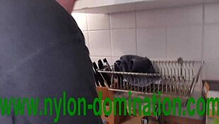 Nylon Domina Trains Her Housewife In Humiliation Techniques