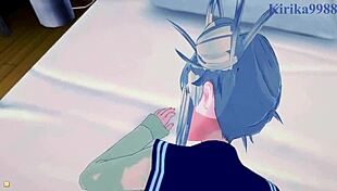 Himiko Toga and Mirko Engage in Intense POV Sex