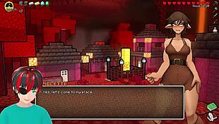 in this hot underwear hornycraft game, big tits and ass are on display