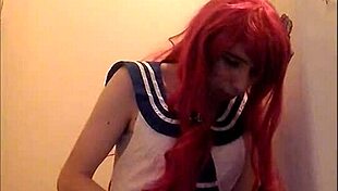 Solo Trap Jerks Off And Swallow Cum