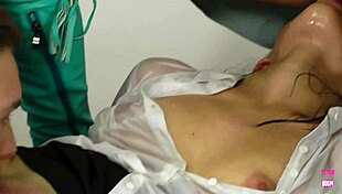 guy pisses in horny girls' mouths after anal 😈