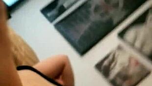 Wife Teases With Monster Dildo, Getting Wet During Intense Masturbation