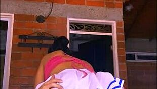 Pedro's tight stepdaughter gives heavenly orgasms