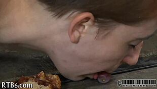 Hotty endures ferocious whipping in casual scene