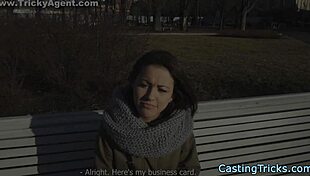 Dicksucking Newbie Gets Messy Facial in Casting Session.