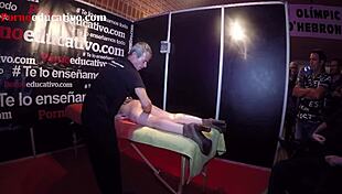 Erotic massage leads to orgasm for ana marco