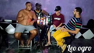 Retro Brazilian prostitute takes hard assfucking in carnival chaos