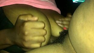 She makes a titty call and gets cum on her big tits