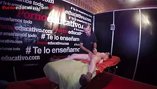 Erotic massage leads to orgasm for ana marco