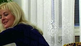 Blonde Mature Bombshell Sucks and Fucks with Classy Skill!