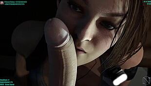 Nakamura parodying Jill Valentine’s interrogation scene in Resident Evil by niisath