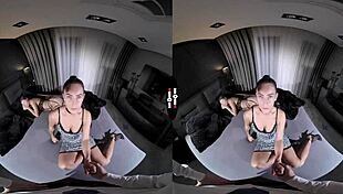 Dark room vr - shh we are cumming!