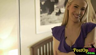 solo trans newbie explores herself with eager fingers