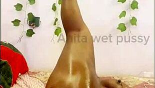 Pornstar uses dildo on her ass in public outdoor setting