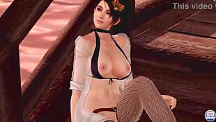 doaxvv momiji in close up nude scene