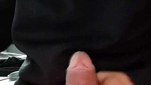 Gay Hunk Strokes Monster Cock In Homemade Mature Session!