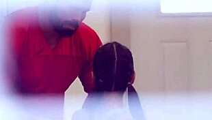 hot wife armani black, workout done, now flirting with trainer!