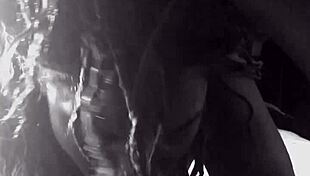 ebony girl deepthroats big black cock in pov?