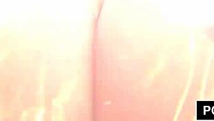 Maserati's tits get cum covered in this casual scene.