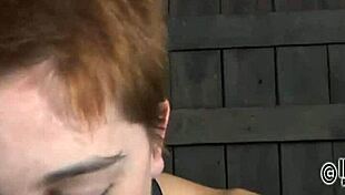 Hotty endures ferocious whipping in casual scene