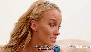 Blue-eyed stepmom seduction after naughty words of apology – adult timing