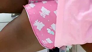 While husband is at the bar, i enjoy anal assfucking the latina neighbor in lingerie