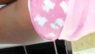 While husband is at the bar, i enjoy anal assfucking the latina neighbor in lingerie